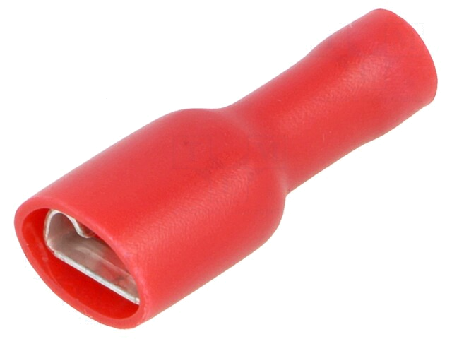 Connector: vlak; 6,3mm; 0,8mm; vrouwelijk; 0,25÷1,5mm2; klemmen Connector: vlak; 6,3mm; 0,8mm; vrouwelijk; 0,25÷1,5mm2; klemmen
